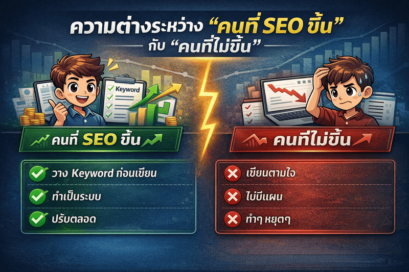 แก้ SEO ไม่ขึ้น