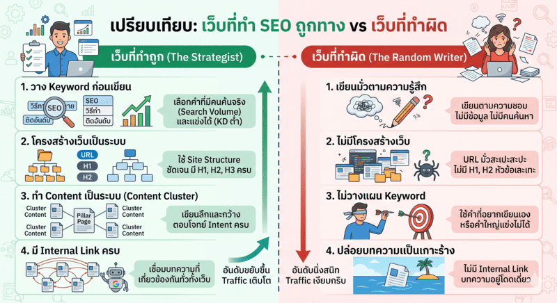 วิธีทำ SEO ให้ติดอันดับ