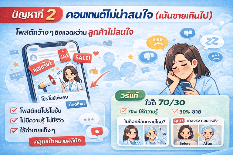 คอนเทนต์คลินิก_ ขายเกินไปหรือเปล่า