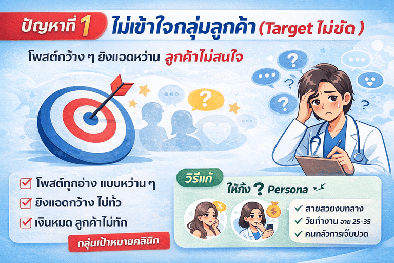 ปัญหากลุ่มลูกค้าไม่ชัดเจน