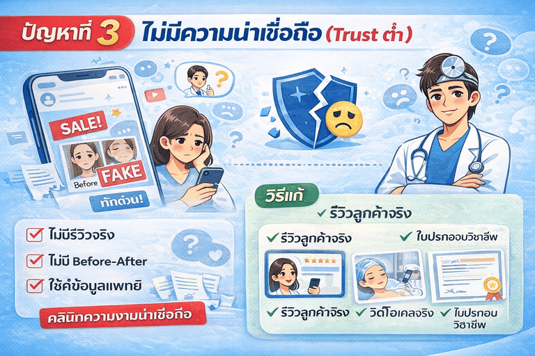 ปัญหาความน่าเชื่อถือในคลินิก