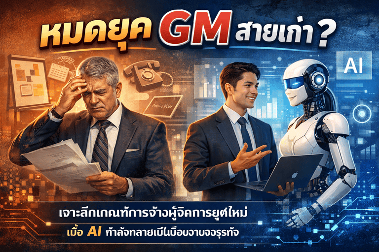 ยุคใหม่ของผู้จัดการและ AI