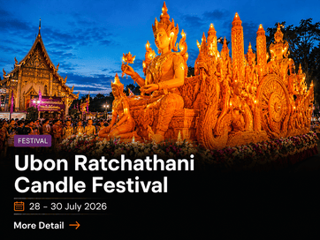 Ubon Ratchathani Candle Festival 28–30 July 2026