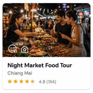 Night Market Food Tour — Chiang Mai